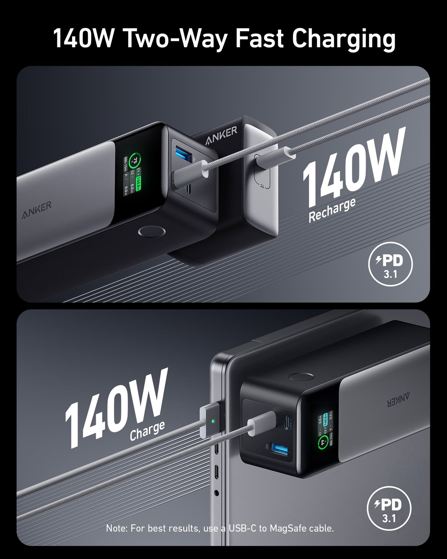Anker 737 PowerCore 24K power bank - view 2
